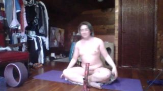 STONER BABE DOES NAKED YOGA