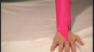 Ballerina flexible posing (clip)