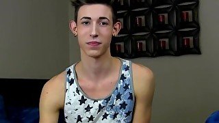 Horny twink Blake Mast gets to masturbate at home for real