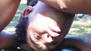 Horny Gays Outdoor Blowjob