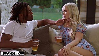 BLACKED BIG BLACK DICK-Hungry Tiny Blond Hair Lady Gets Creampied by Roommate - Lilly bell