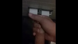 Masterbating in work restroom full video