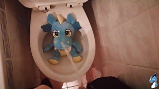 Blue dragon Peeing#1