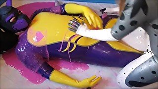 Slime fucking time Rubber Suiters