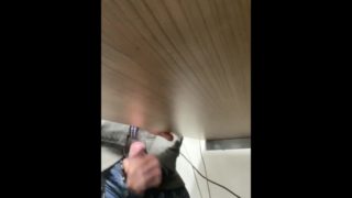 Under the desk work office wank masturbating public secret