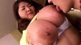 Japanese big boobs hairy 3sum