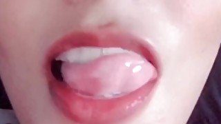 Fetish saliva mouth