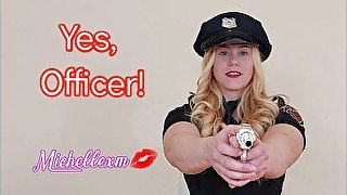 POV Arrested and strip searched by hot blonde