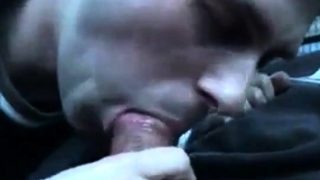 I cum in twinks mouth in car