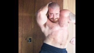 Big Bodybuilder Sweaty Posing OnlyfansBeefBeast