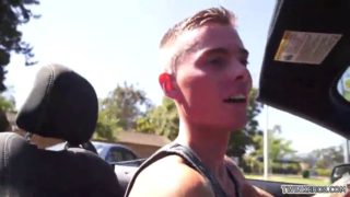 Muscle twink anal sex and facial