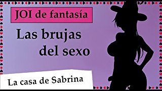 Tu nueva ama te usa y ordeña. JOI Brujas del sexo, capítulo 9.