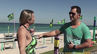 Brazilian Latina Fernandinha Fernandez fucked by her personal coach