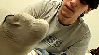 Straight feet lover fucks his gay buddy