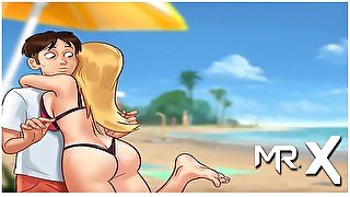 SummertimeSaga - Playing Bottle On The Beach # 81