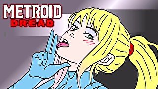 Metroid Dread Hentai 2D! naked Samus Aran