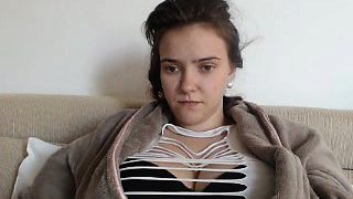 babe high for this flashing boobs on live webcam