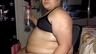 Chubby Water Bloat college girl