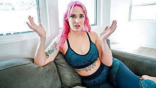 Aesthetic pink-haired hottie Siri Dahl screwed from behind