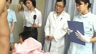 Asian wife is examining female workers