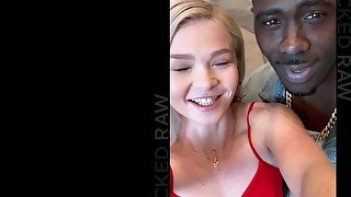 BLACKED RAW - her Boyfriend let her have a Real Man for once - Kay carter