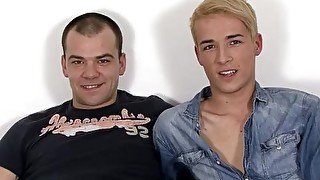 Horny Matt loves penetrating the ass of blonde twink Jarrod