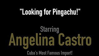 Dick Hungry Cuban Angelina Castro Sucks A Stranger's Cock!