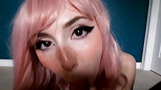 Hottie EGIRL Sucks, Humps for a Facial