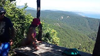 The most amazing amateur sex at an altitude of 800 meters above sea level
