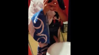 Gintoki Gintama cosplay masturbation