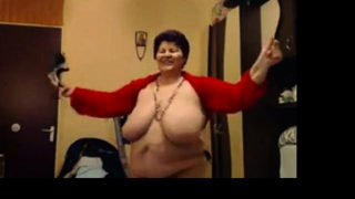 bbw granny dance