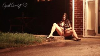 Naughty Girl with a Full Bladder Masturbates outside at night, having to Pee always makes me Horny