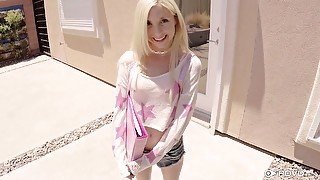 Petite blonde Piper Perri is fucked by well endowed dude in hot POV clip