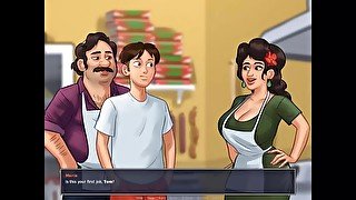 Summertime Saga: Hot Italian MILF From The Pizzeria-Ep55