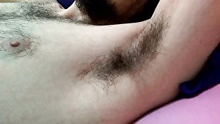 sexy and hairy male armpit