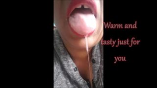 Waleskaa fresh spit (spit and tongue fetish)