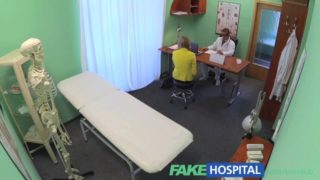 FakeHospital Claustrophobic sexy russian blonde seem to love gorgeous nurse