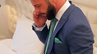 Classy Men In Suits Anal Bang After BJ