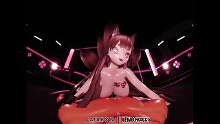 Azur Lane - Amagi Pussygrind & Cowgirl [MMD VR R18]