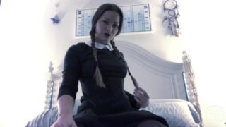 Dani Daniels . com - Halloween Wednesday Adams Masturbation