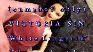B.B.B. preview: Victoria Sin "White Lingerie Cum"(Cum Only) WMV with SloMo