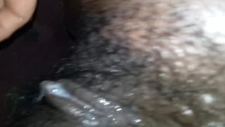 Creampie for my ebony slut wifey