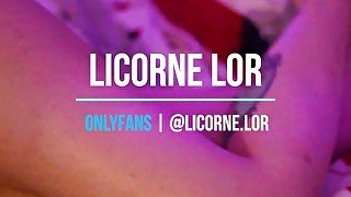 Licorne Lor - Amateur red head girl smoking weed and sucking a lot