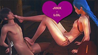 League of Legends Hentai - Jinx Part 4 (Uncensored)