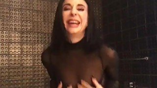 POV blowjob before the AVN Red Carpet