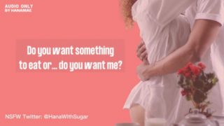 Sweet housewives welcomes you home and gags on your cock | AUDIO ONLY RP | F4M