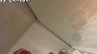 MULTIPLE RUINED ORGASMS in the SHOWER! / POV / CUMSHOT / HANDJOB - MissTease