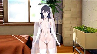 Mai Sakurajima in Wedding Dress Hentai