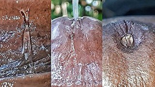 BigDickinDaJungle Blows a Big Load in Extreme Closeup- Precum Play Moaning Cumshot Horny Guy Strokes