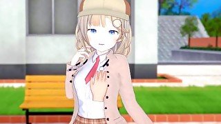 【エロゲーコイカツ！】VTuber ワトソン・アメリア3DCGアニメ動画(バーチャルYoutuber)[Hentai Game Koikatsu! Watson Amelia(Anime 3DCG